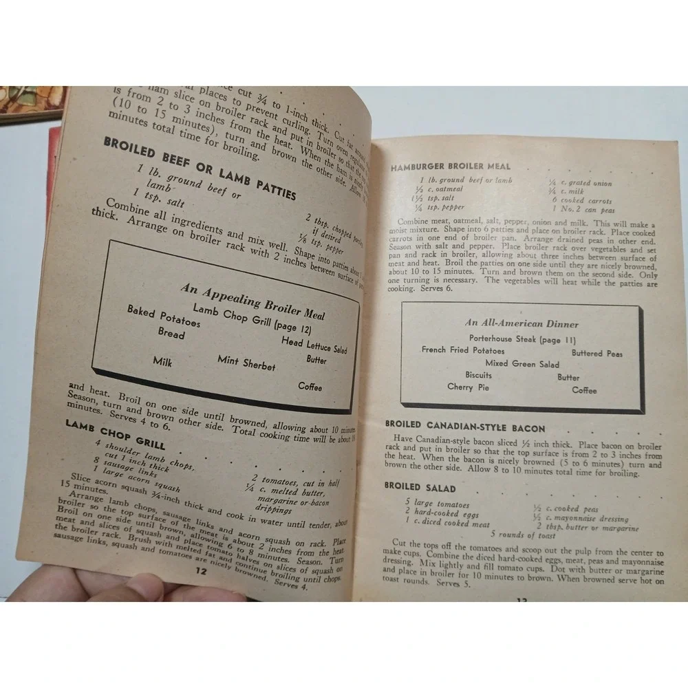Vintage Lot Of 4 Recipe Cook Booklets 1940 - 1950 Rare